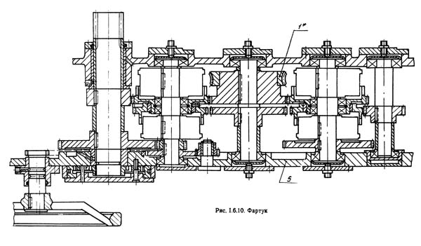 Фартук токарного верстата 1М63Н